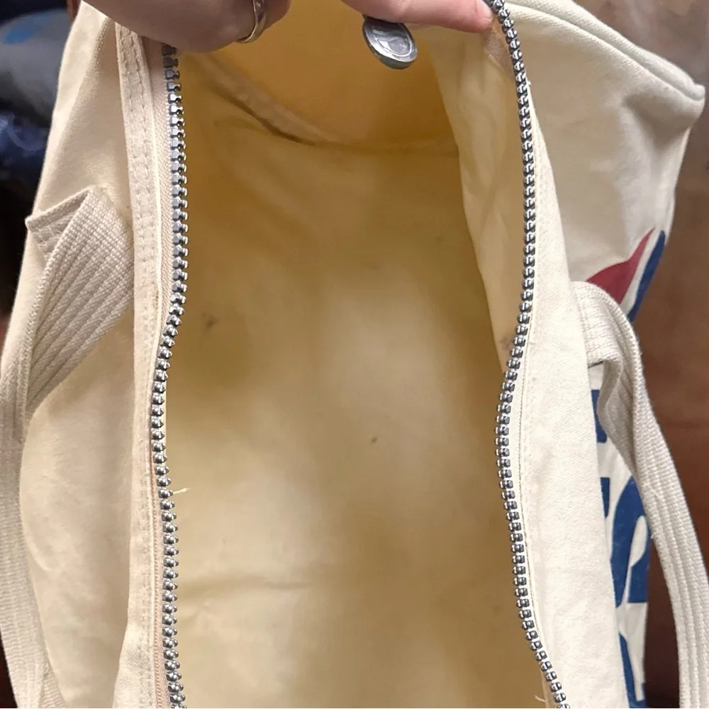 Vintage Large Canvas PEPSI Duffel Tote Bag 24